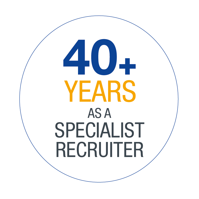 40+ years as a specialist recruiter